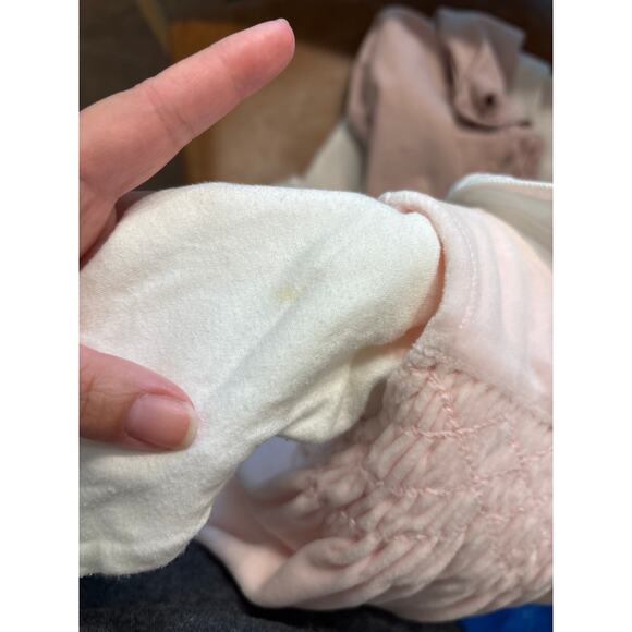 Ralph Lauren baby girls pink smocked velour dress 12-18 months - Picture 4 of 6